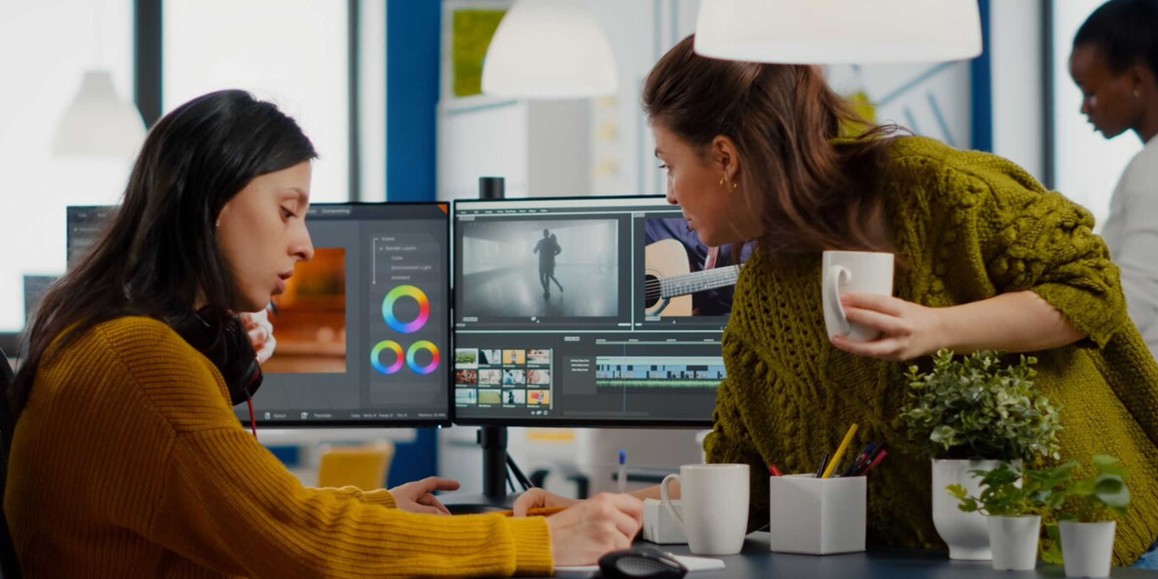 Content team reviewing AI-generated copy that sounds generic and interchangeable
